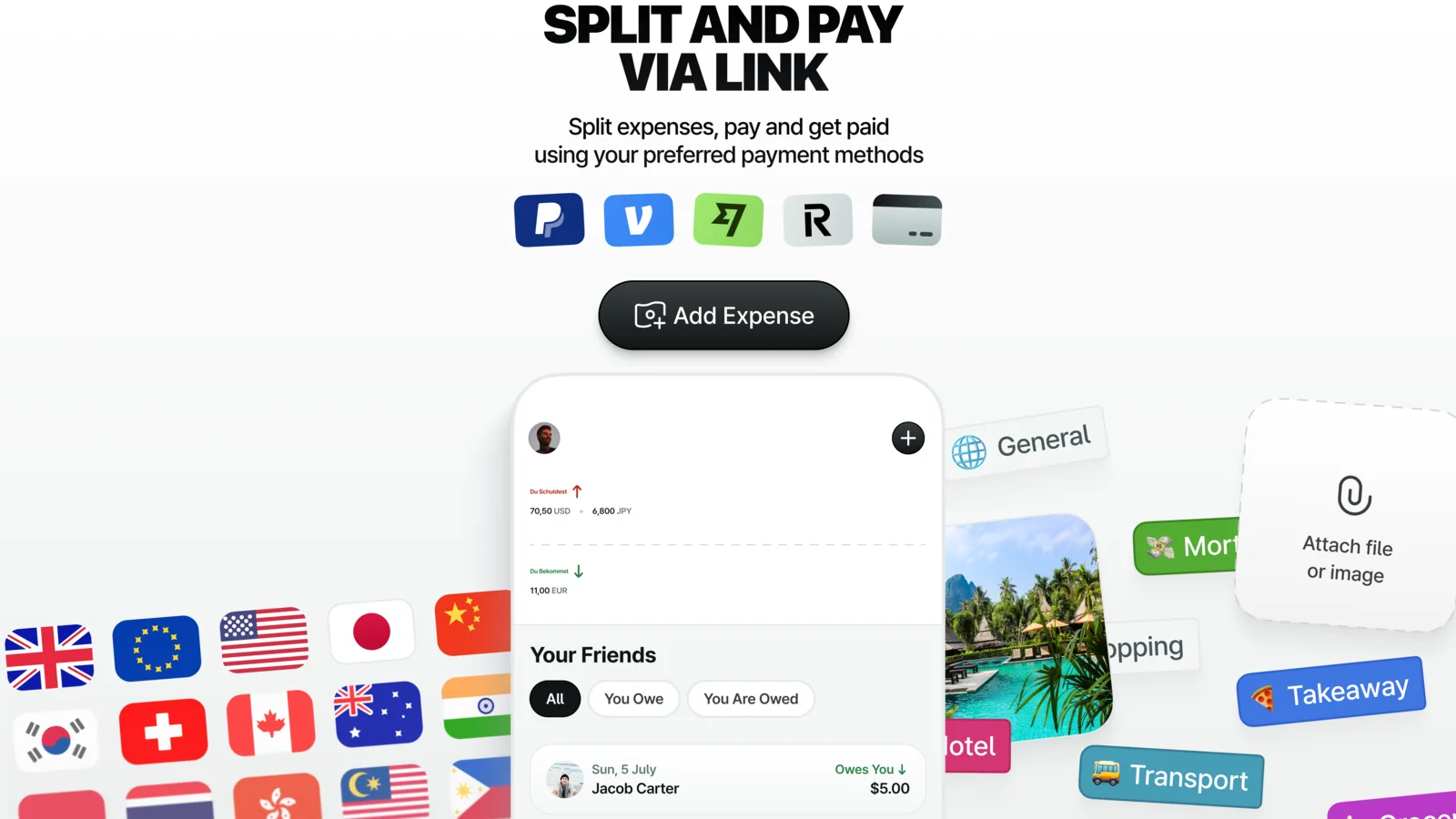 SplitInk interface